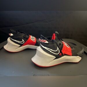 Nike Black and Red Sports Sneakers